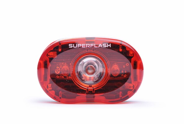 Smart Superflash baglygte med batteri