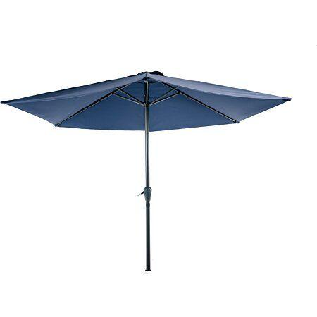 PARASOL ROND 3M ALUMINIUM BLEU MARINE