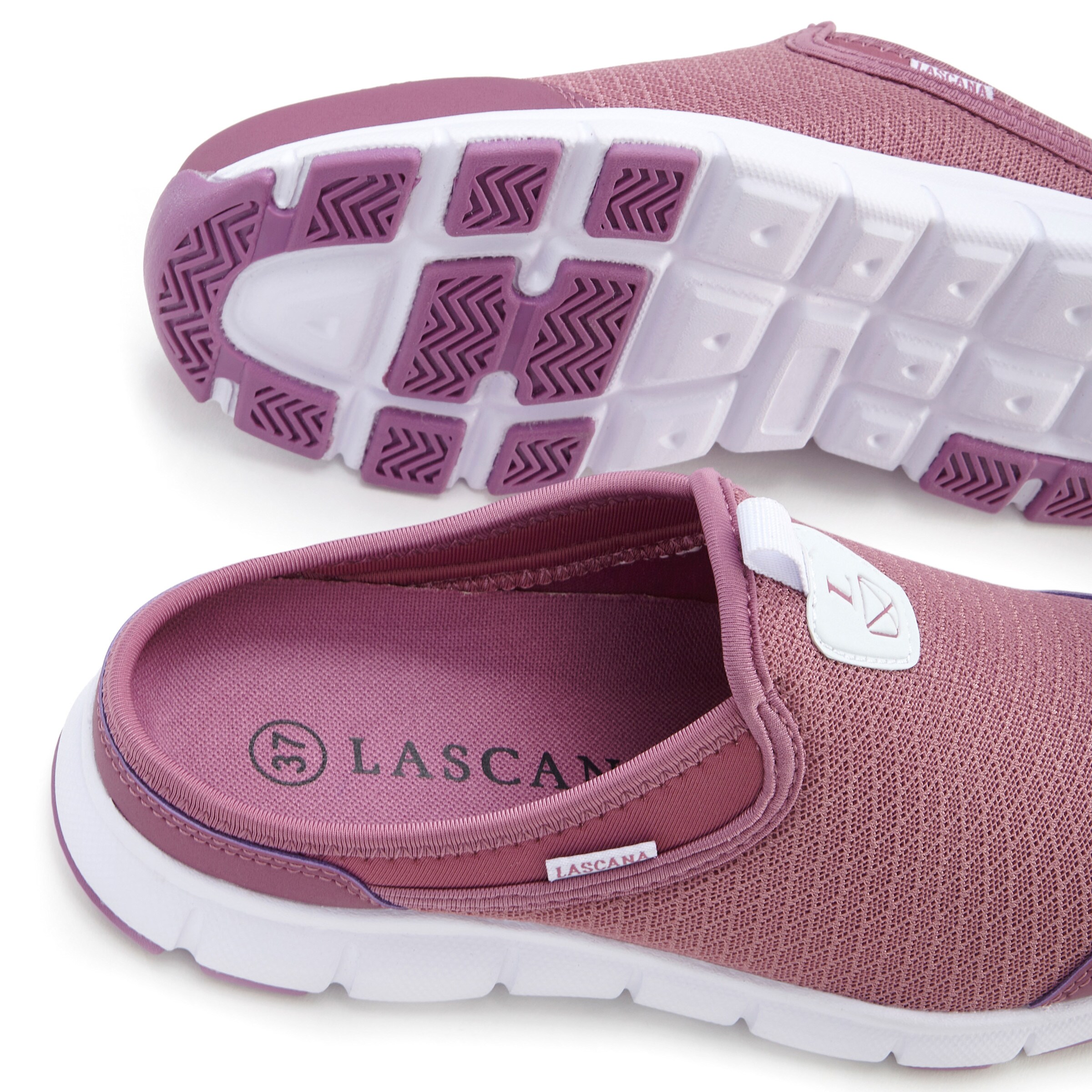 LASCANA Slip-On Sneaker in mauve