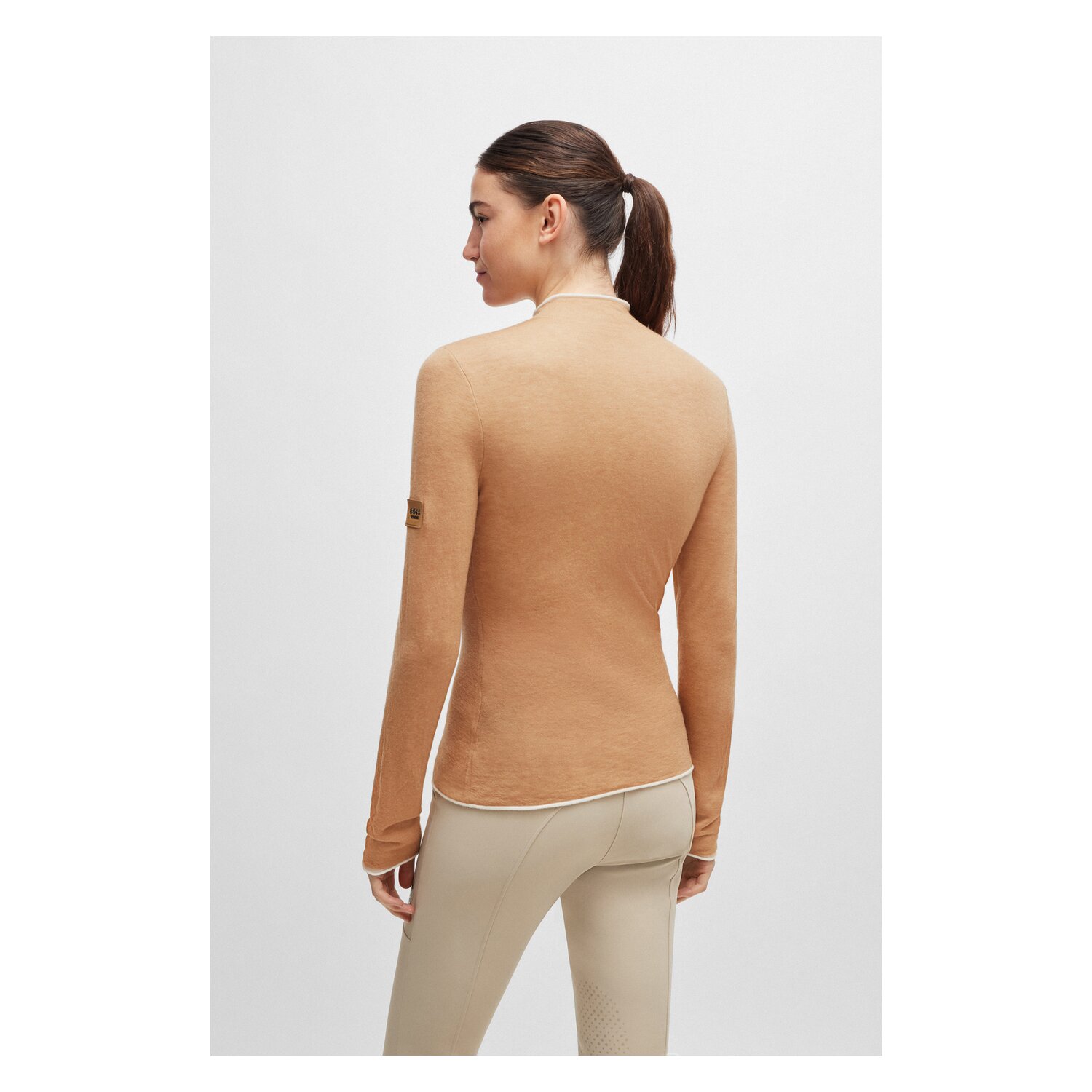 BOSS EQUESTRIAN Rollkragenpullover May  - camel