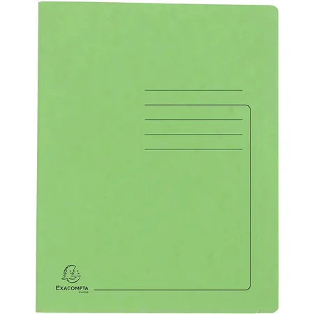 Exacompta Schnellhefter Colorspan bedruckt, 24 x 32 cm, für DIN A4, bis zu 350 Blatt, lindgrün