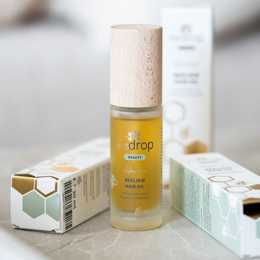 bedrop BEELIXIR HAIR OIL / Haaröl mit Manuka Honig, Propolis und Rosmarinextrakt
