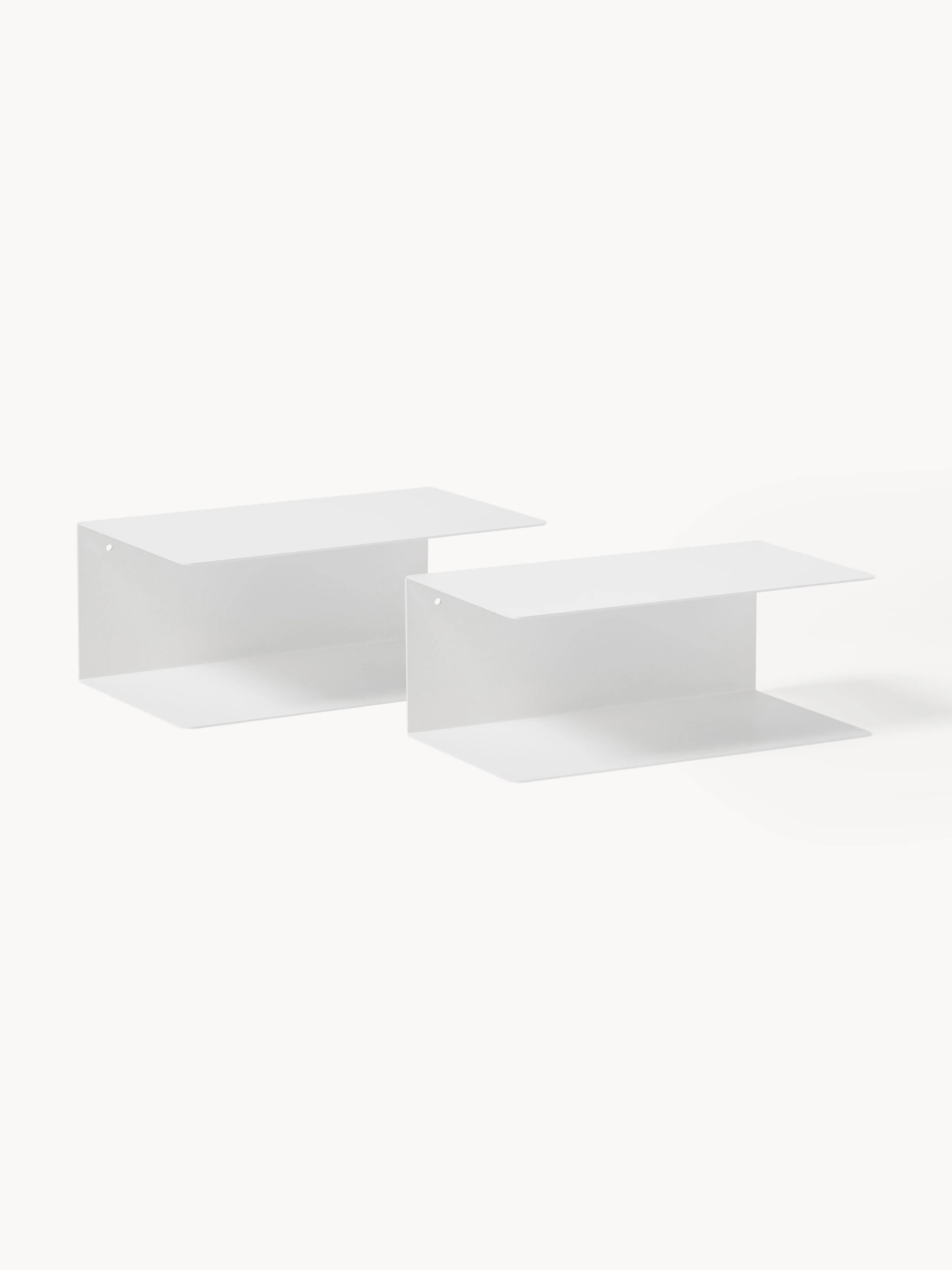Metalen wandnachtkastjes Neptune, 2 stuks