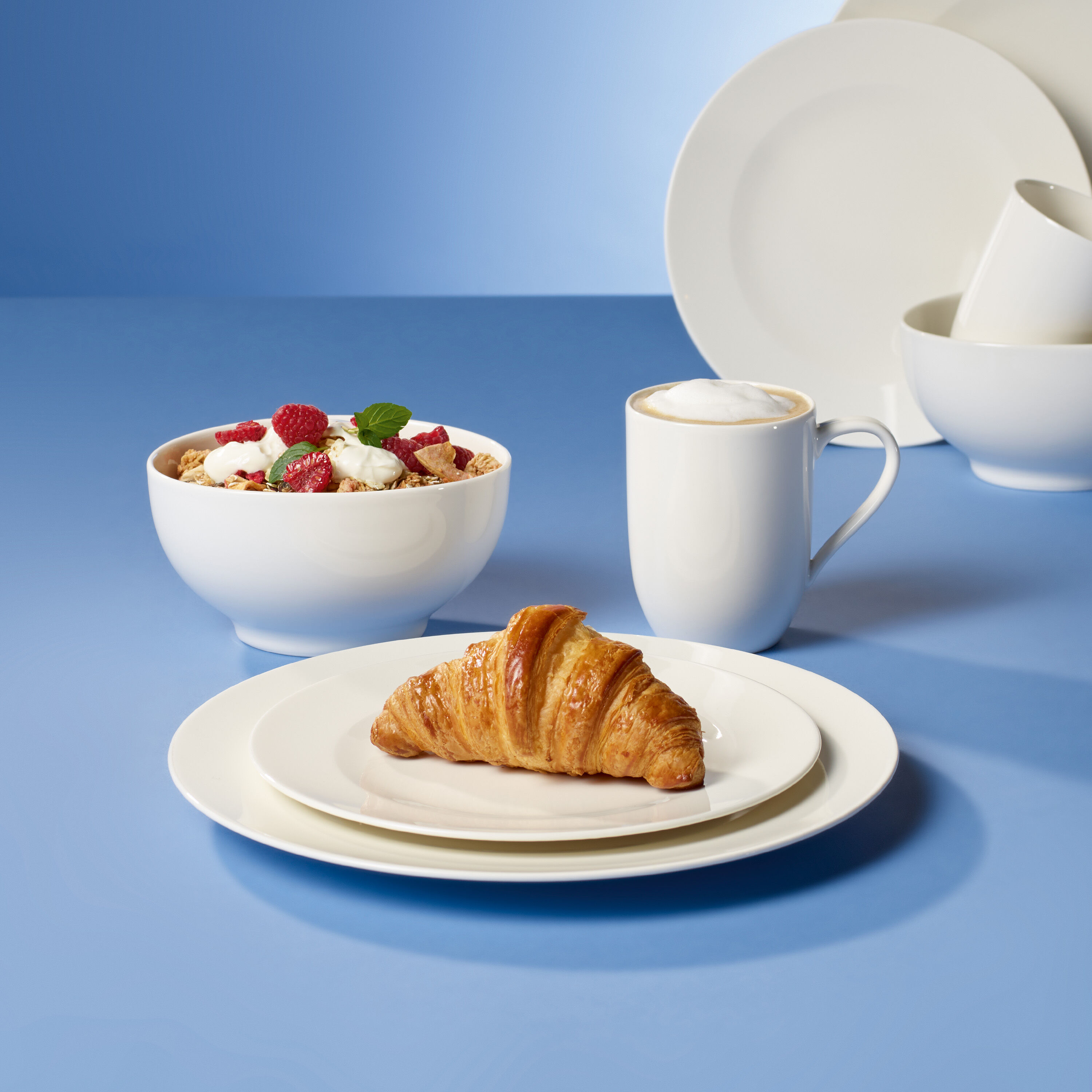 For Me Appetizer and dessert plate White, 8.5'', Premium Porcelain