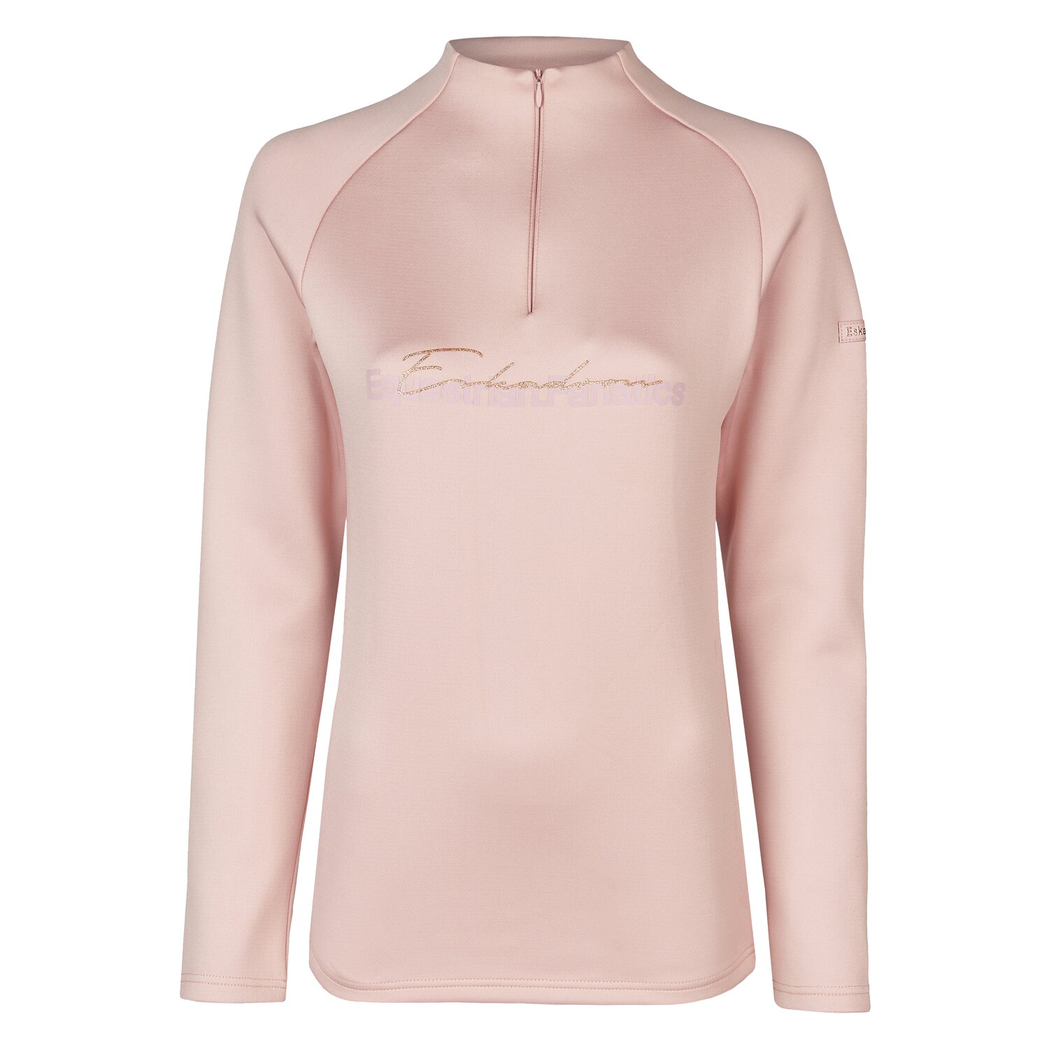 ESKADRON Heritage Langarmshirt Half-Zip  - pearl rose