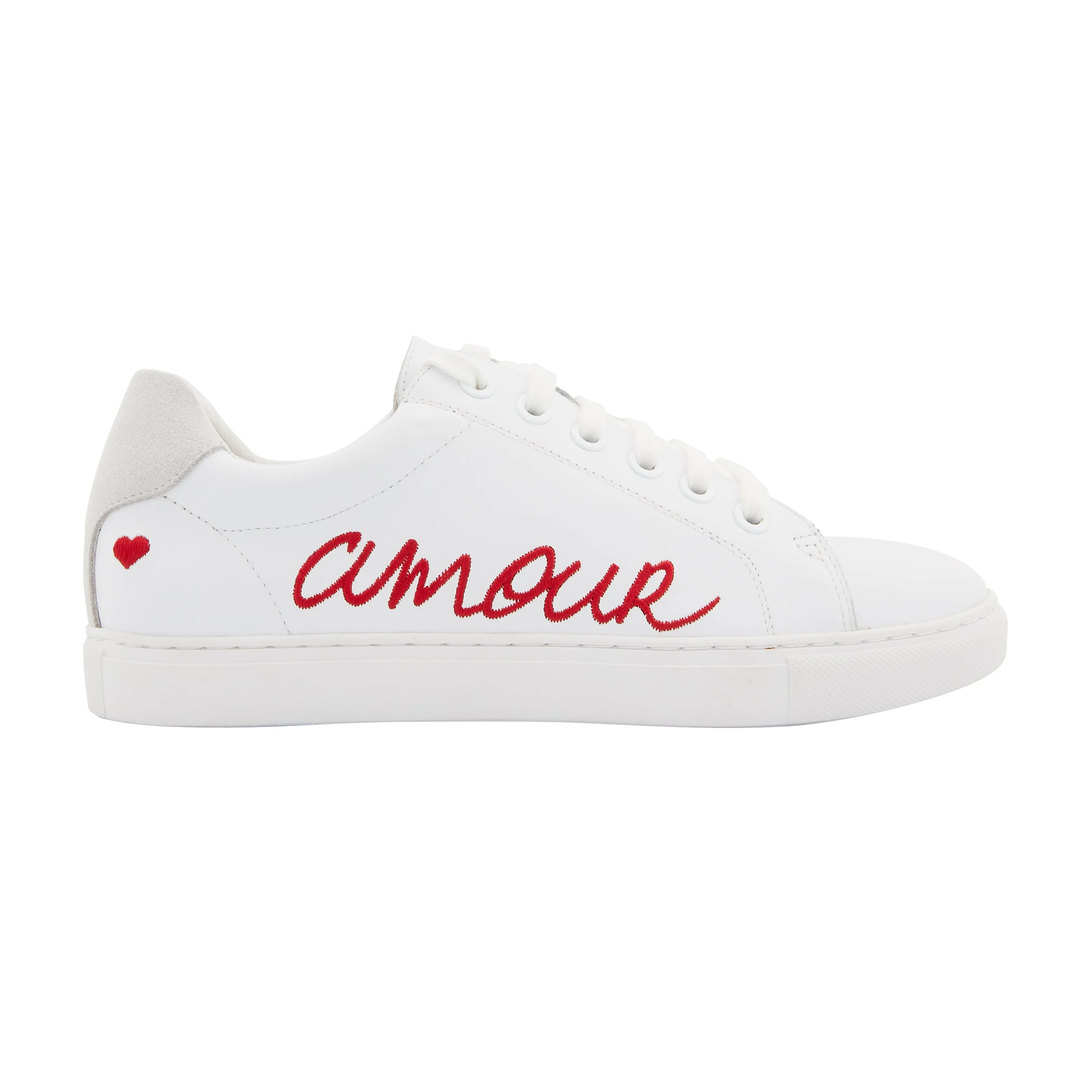 SIMONE AMOUR - Sneakers en cuir | Blanc