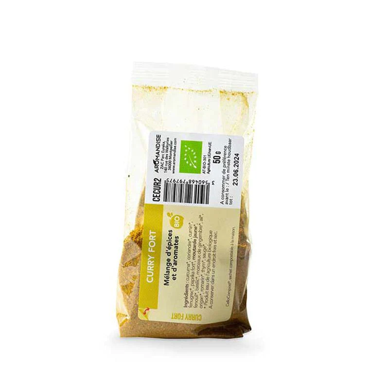Curry fort bio - 50 g Aromandise