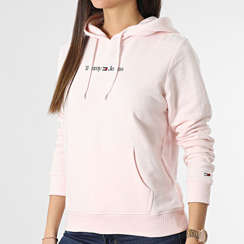 Sweat Capuche Femme Serif Linear 5649 Rose
