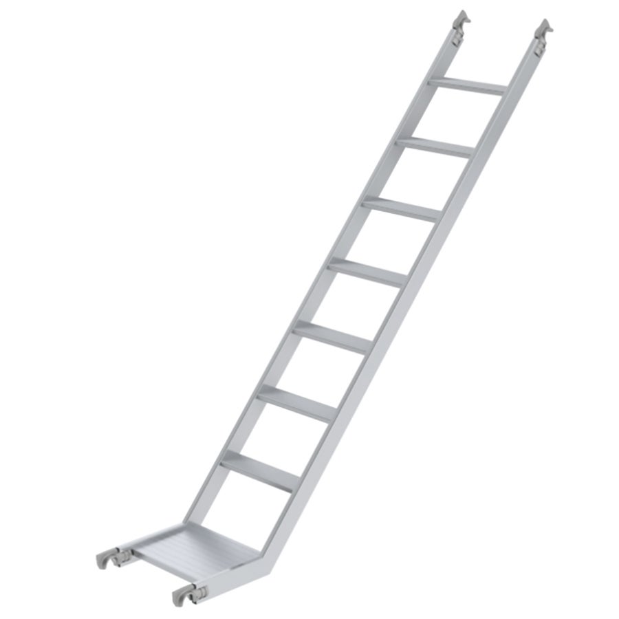 MUNK schuine toegang onderaan, steigerlengte 1,80 m