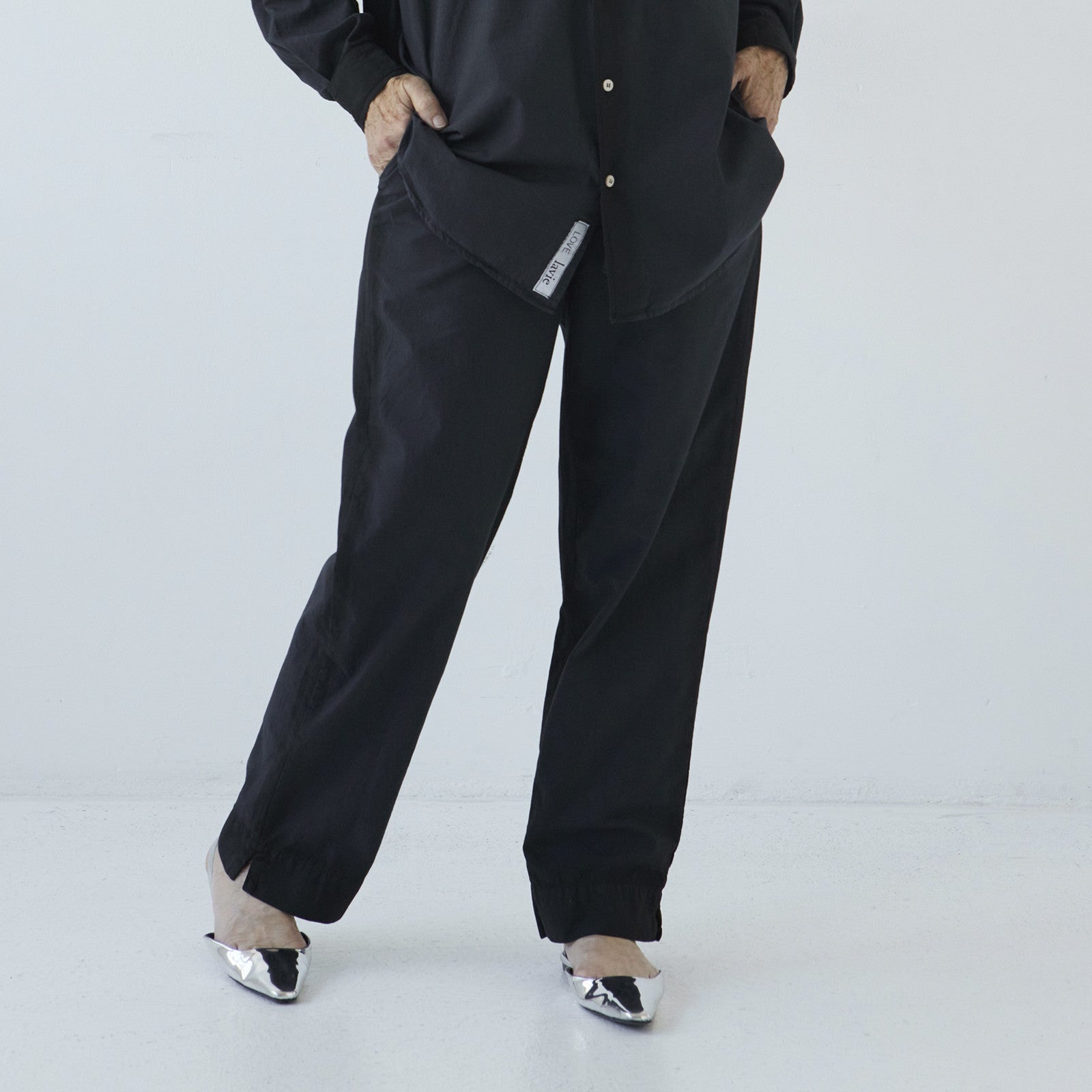 Yoko Pants washed black