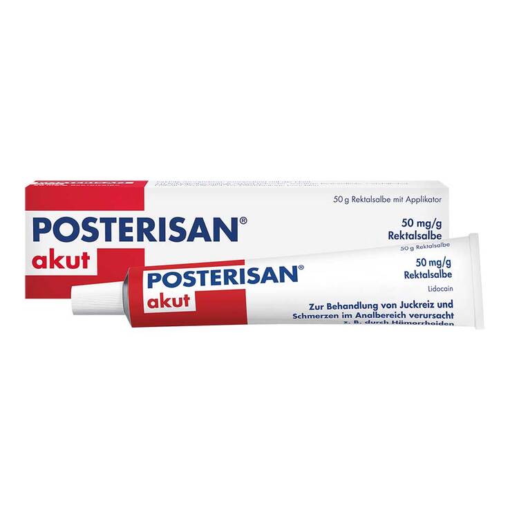 POSTERISAN akut 50 mg/g Rektalsalbe, 50 g