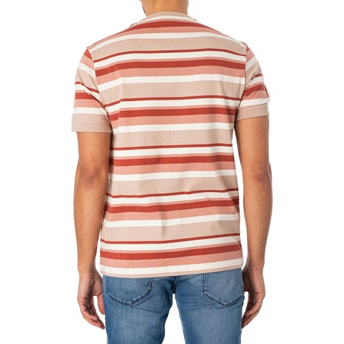 BOSS - Camiseta Diragolino Rosa
