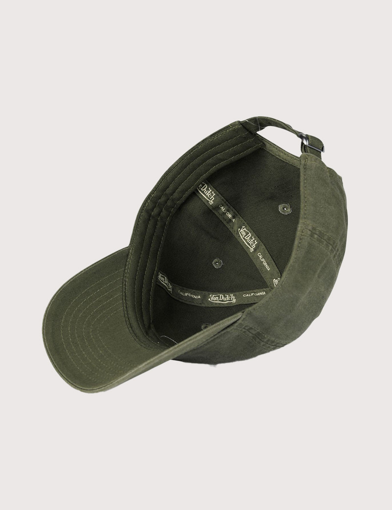 VON DUTCH CASQUETTE TRUCKER EFFET SUÈDE KAKI
