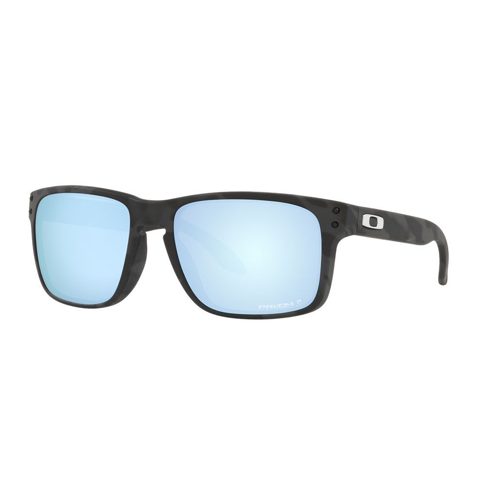 Oakley HOLBROOK - Lunettes de soleil polarisés matte black camo/prizm deep water