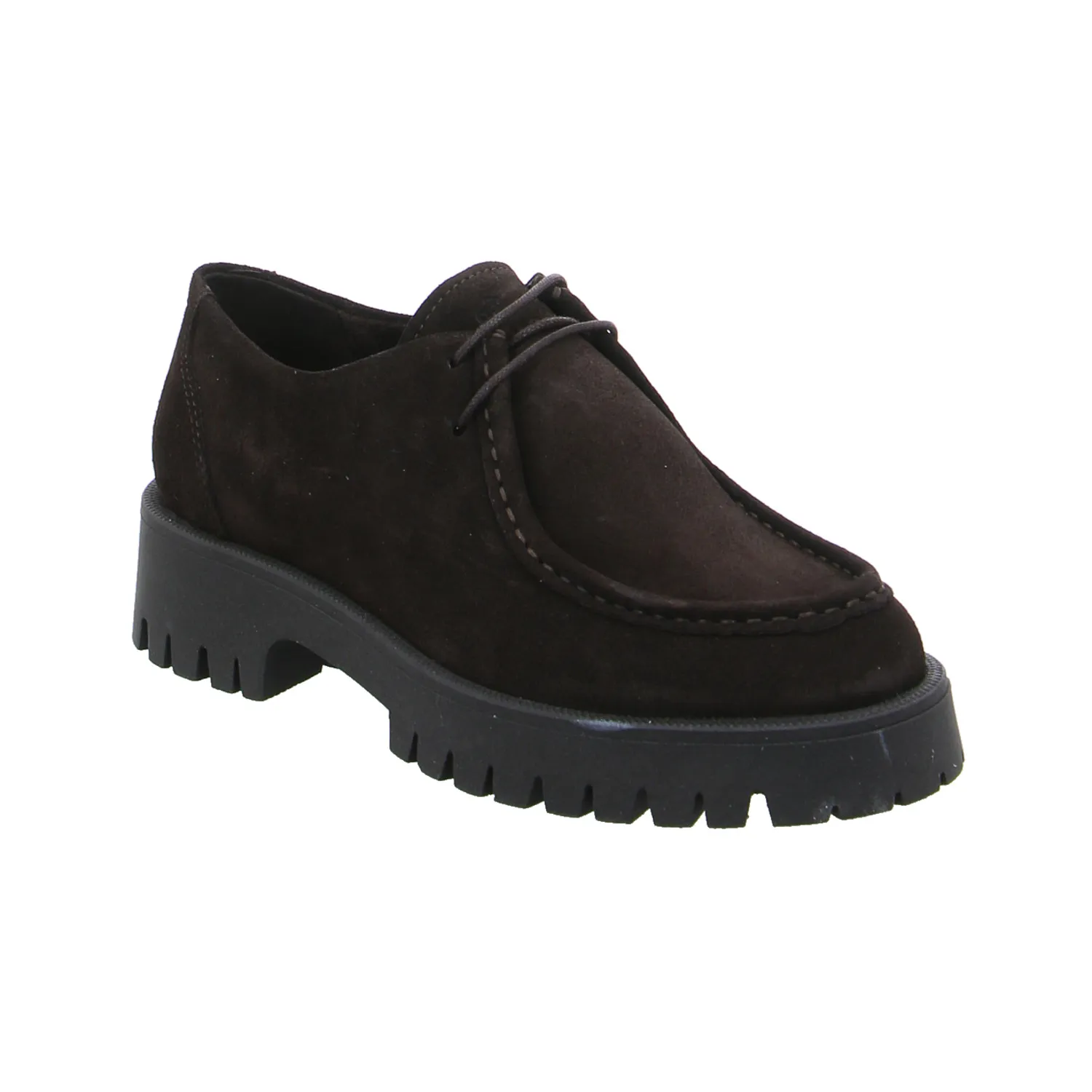 SCHUHENGEL Schnürschuh Braun Leder