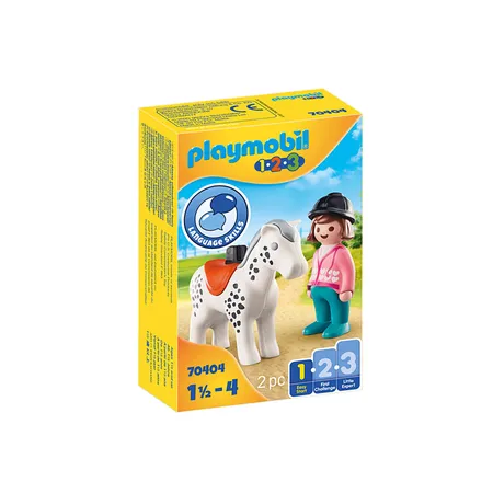 PLAYMOBIL® 70404 1.2.3 Reiterin mit Pferd