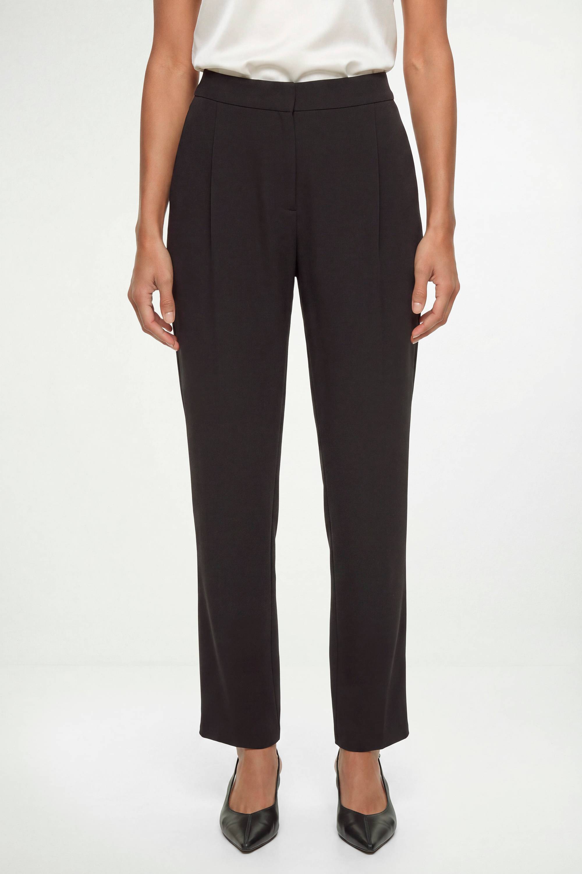 Wallis Pantalon Tissé À Jambe Fuselée