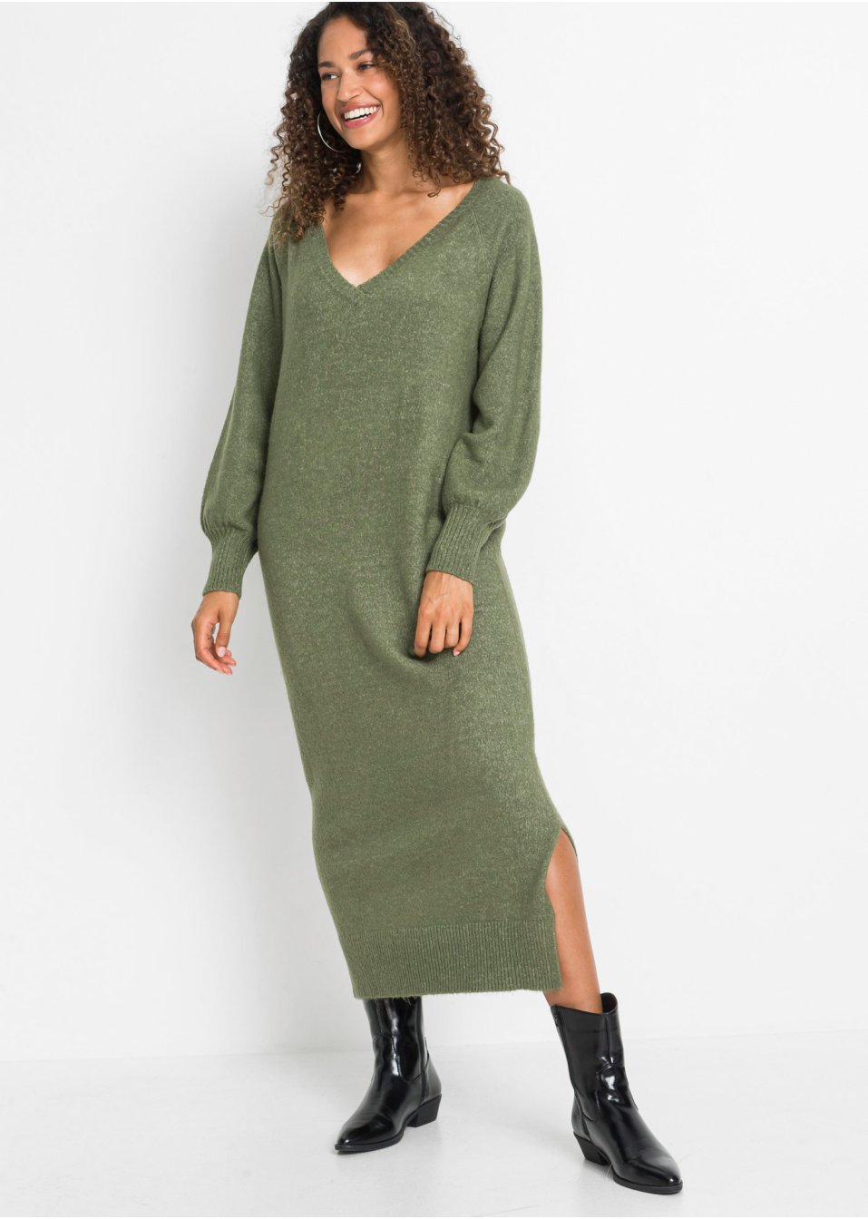 Robe en maille oversize