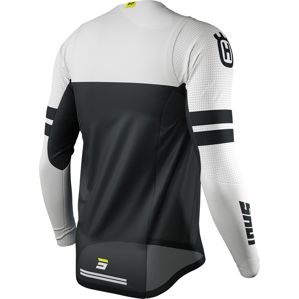 Shot - Maillot Aerolite Husqvarna 2022 - Edition Limitée Noir / Blanc
