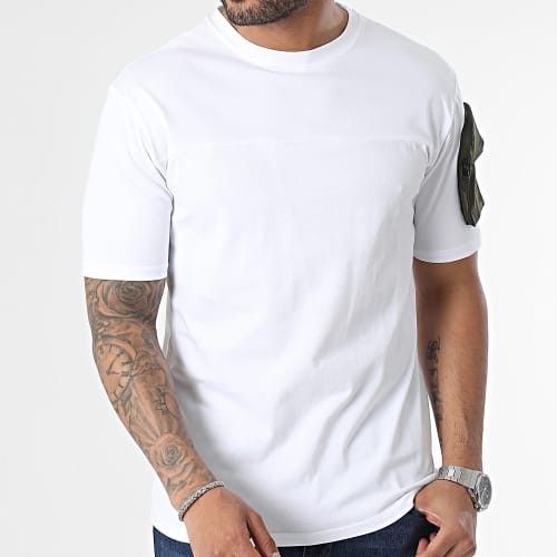 Tee Shirt Poche Blanc