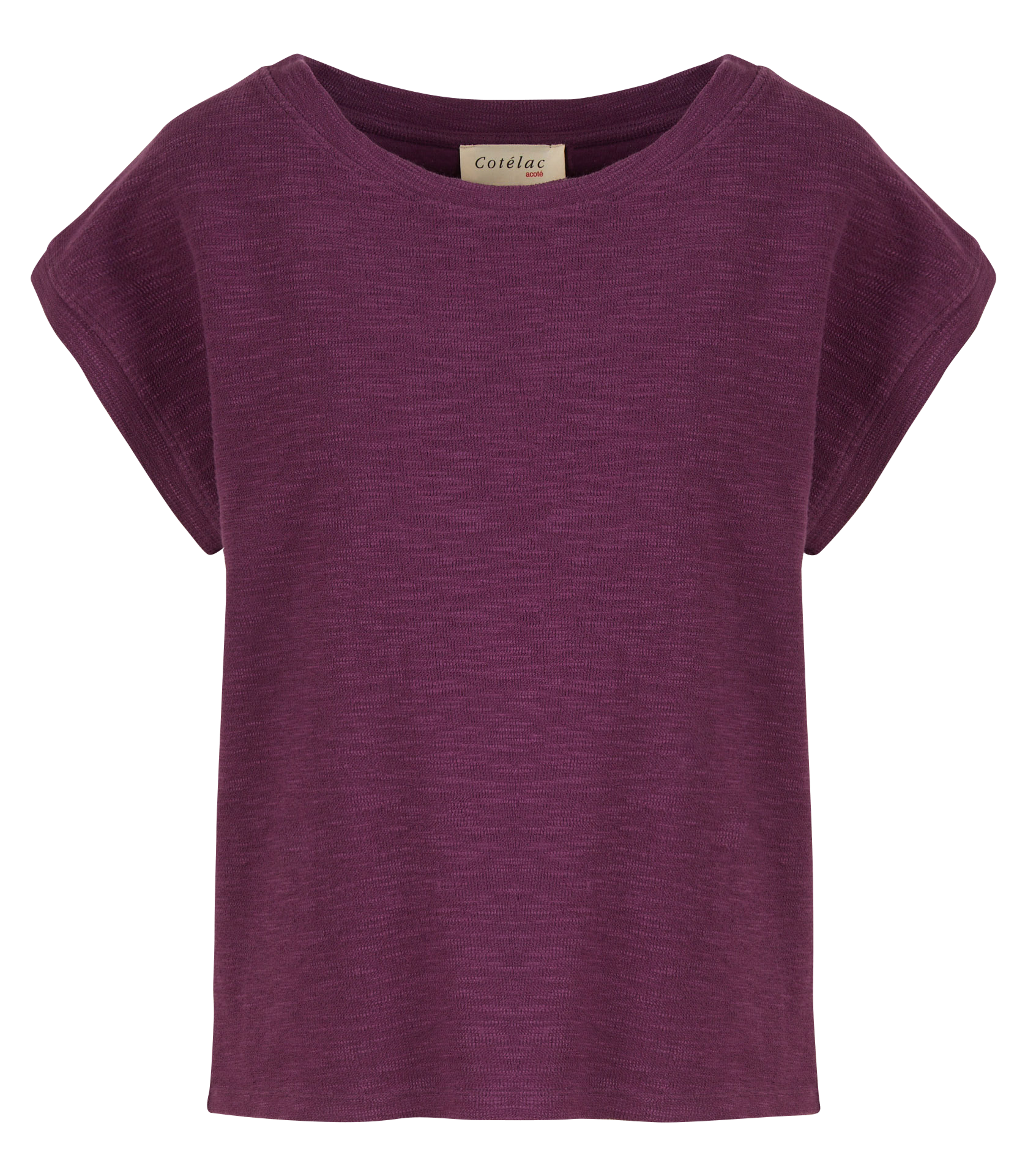 MARCIA - Tee-shirt ample en coton mélangé | Violet