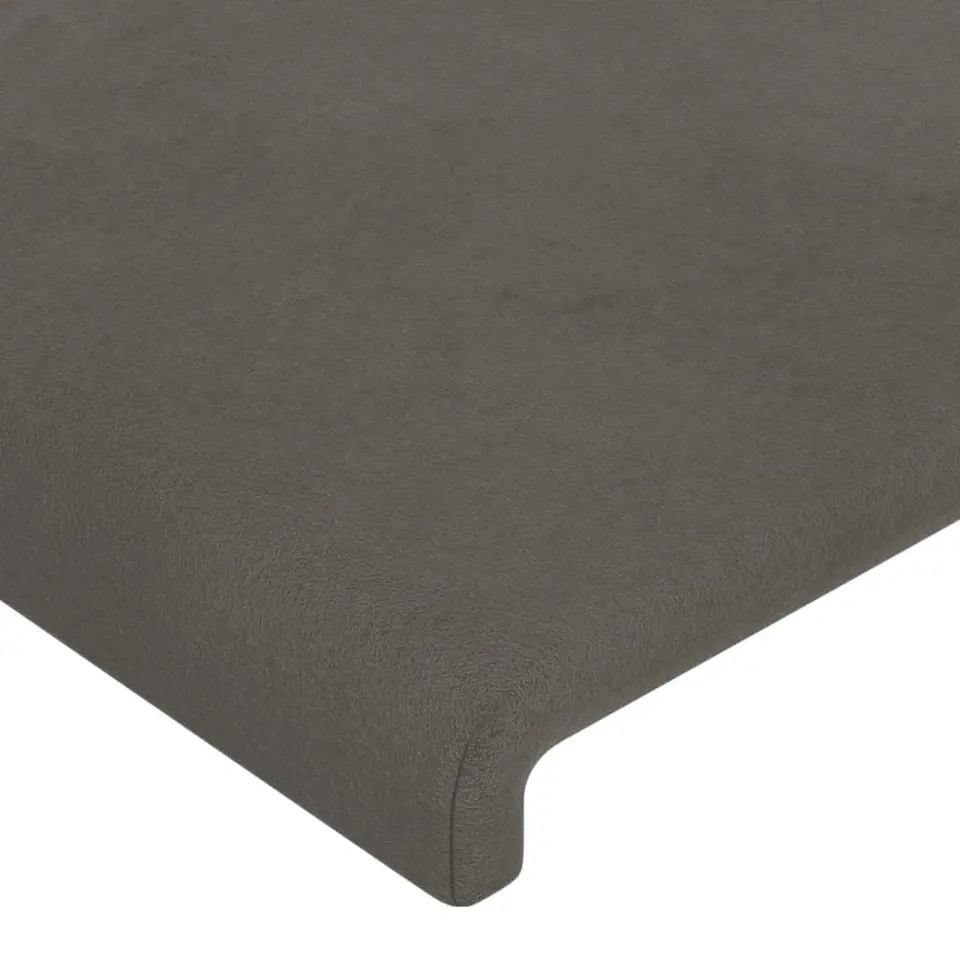 vidaXL - Hoofdbord - Grijs - Fluweel - 144 x 5 x 78/88 cm