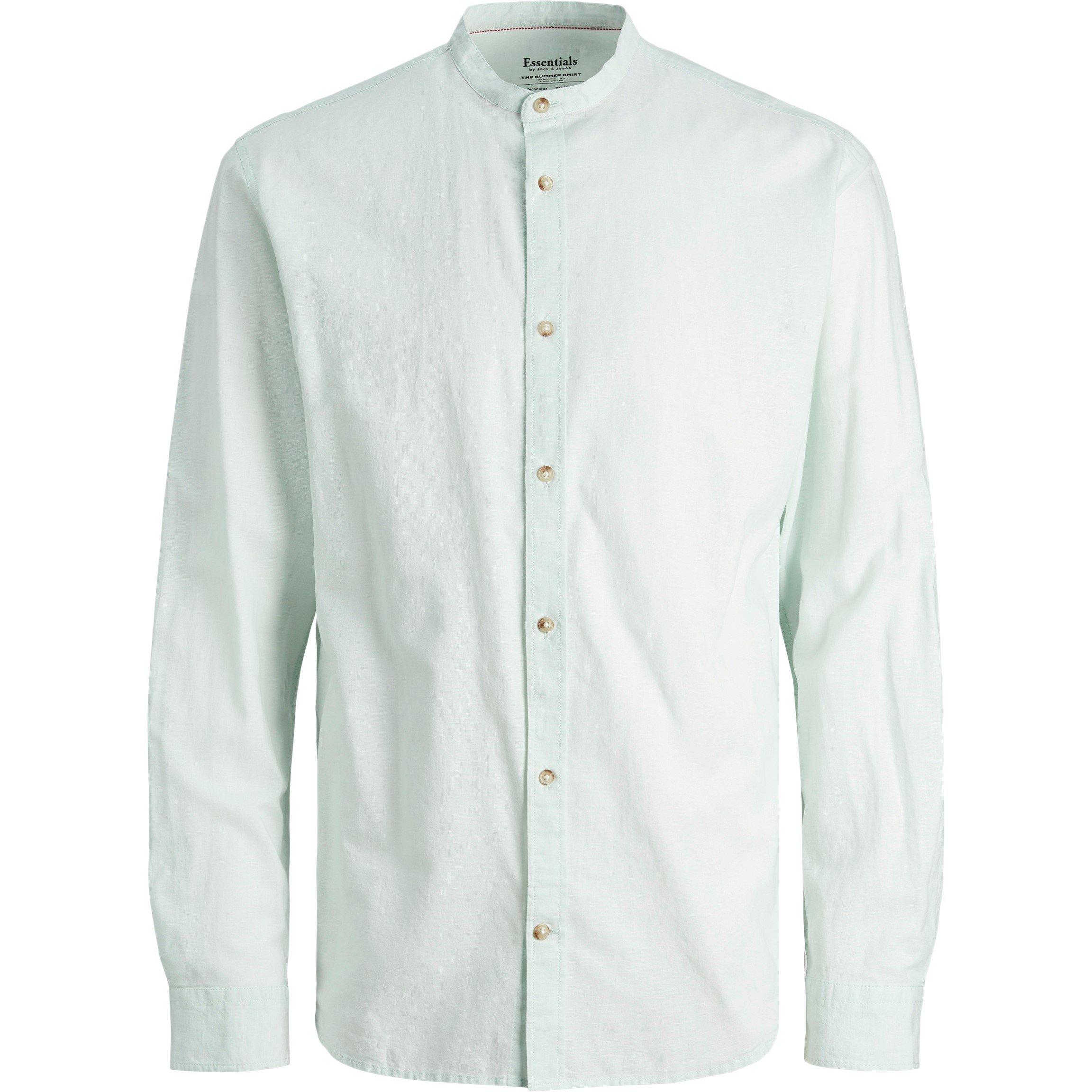 Jack and Jones Long Sleeve Buttoned Linen Shirt