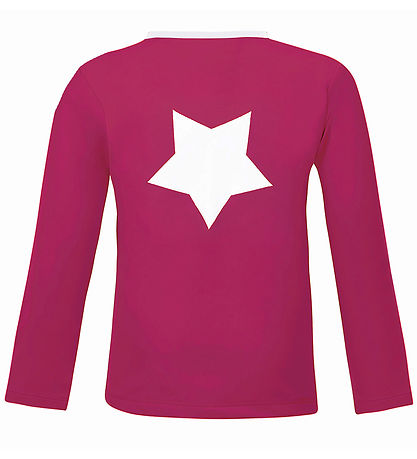 Petit Crabe Badeshirt - Etoile - UV50+ - Maulbeere