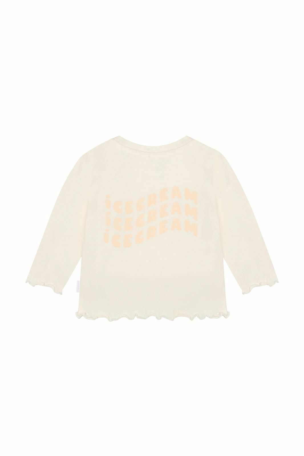 Noppies Baby Longsleeve - backprint - Egret