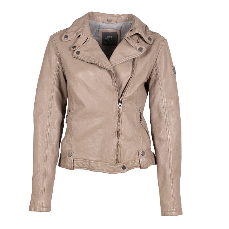 Gypsy beige leren jas Hazil bikerjack