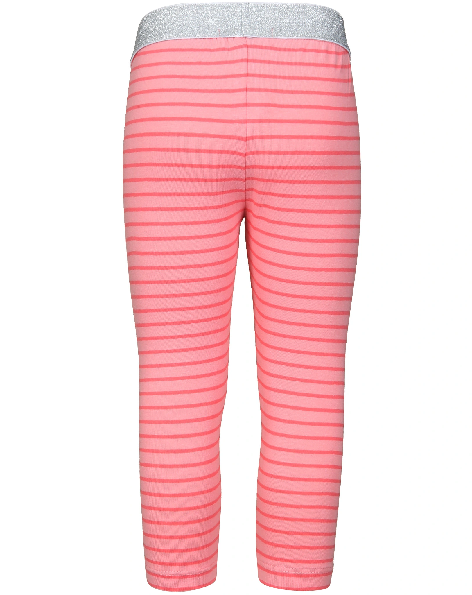Capri-Leggings GLITZER gestreift in berry/pink