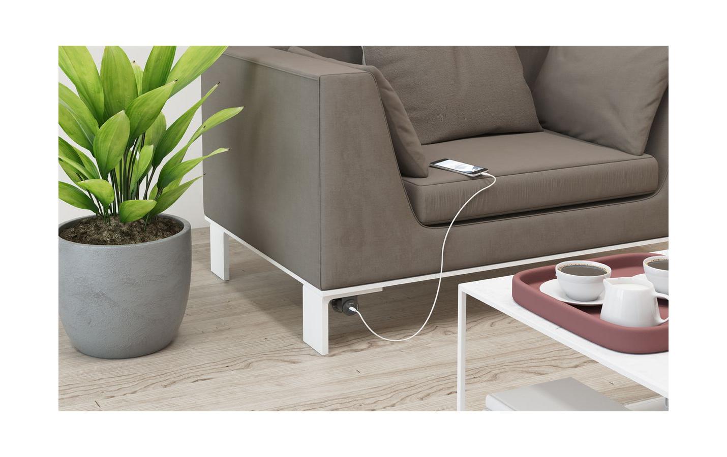 Anschlussmodul BIT 1x RJ45 Cat 6 UTPBIT-Anschlussfeld für multifunktionale Anschlüsse mit einem Einbaudurchmesser von nur 32 mm