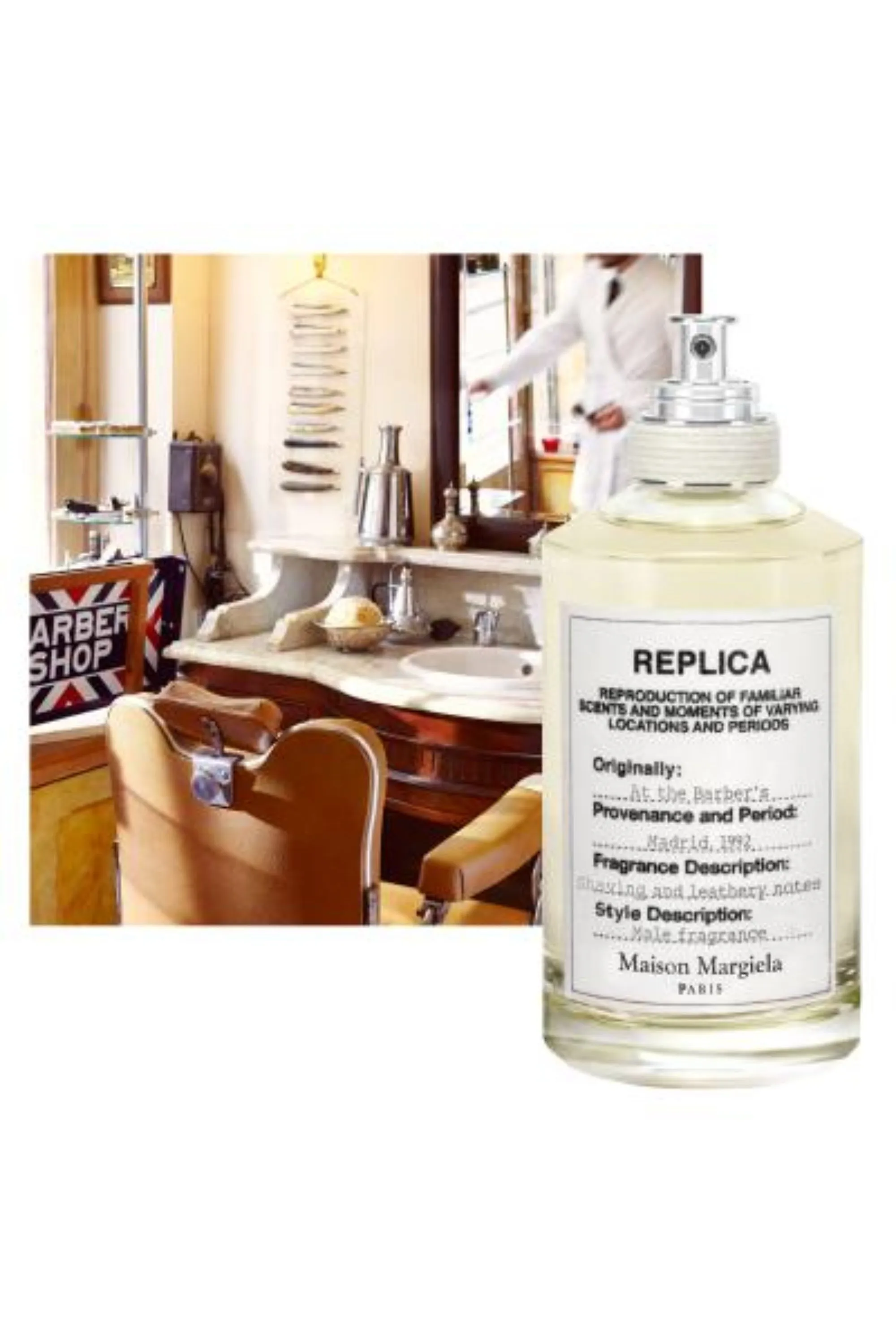 Maison Margiela REPLICA At the Barber’s Eau De Toilette Fougère aromatique-100 ml