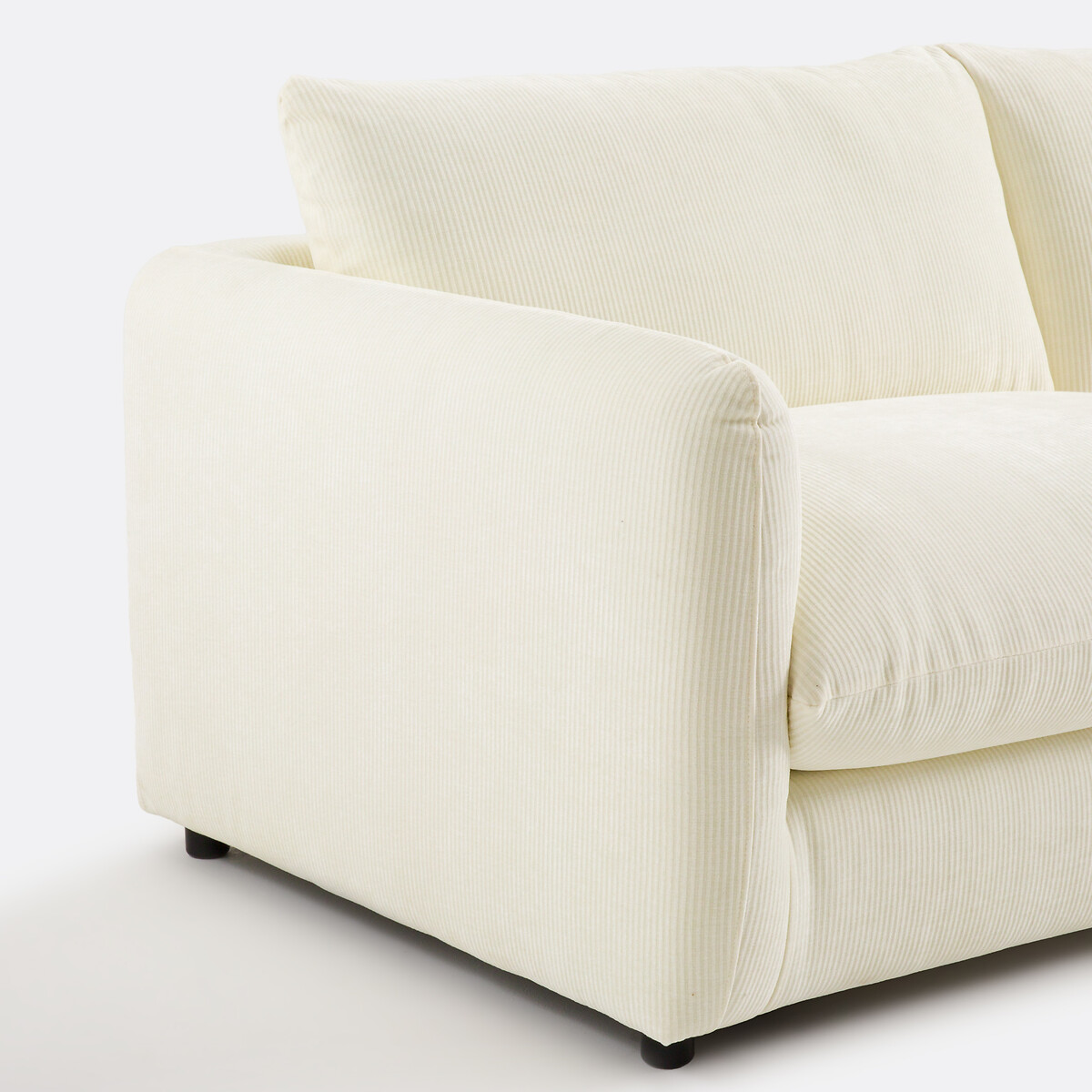 LA REDOUTE INTERIEURS<br>Sofá-cama de 2, 3 e 4 lugares. Veludo texturizado