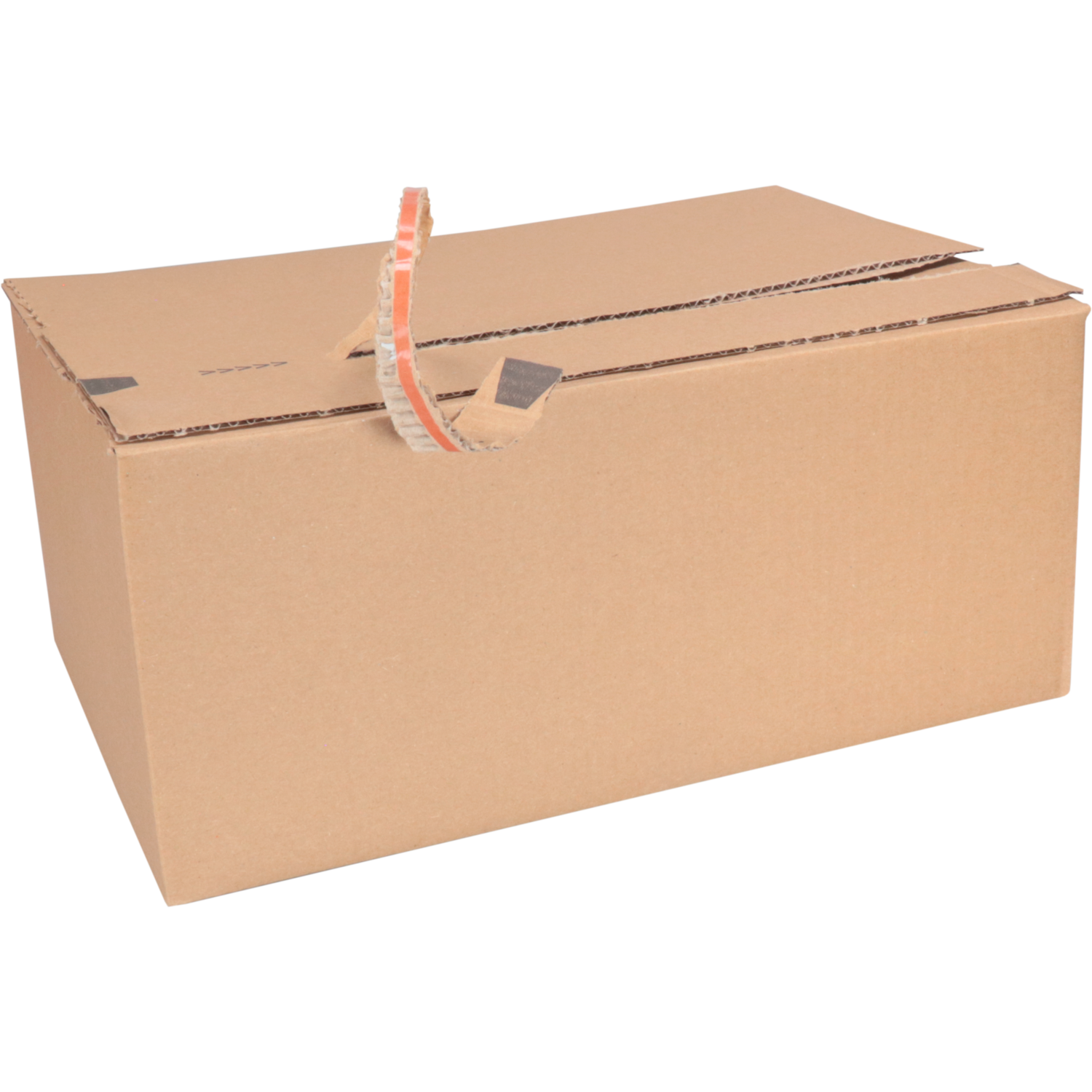 SendProof® Postpakketdoos, A4, golfkarton, 304x216x220mm, hoogte verstelbaar, zelfklevende strip, bruin