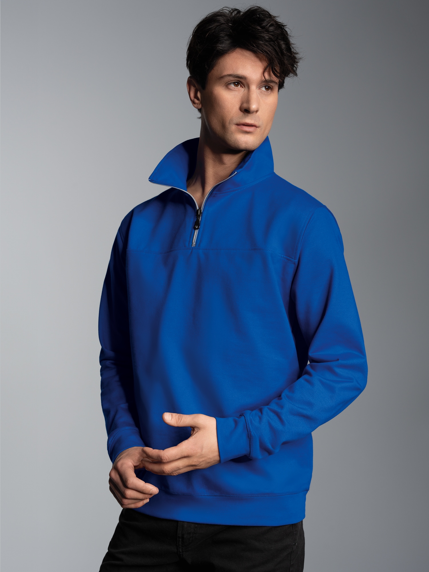 Sweatshirt mit Reißverschluss Royal
