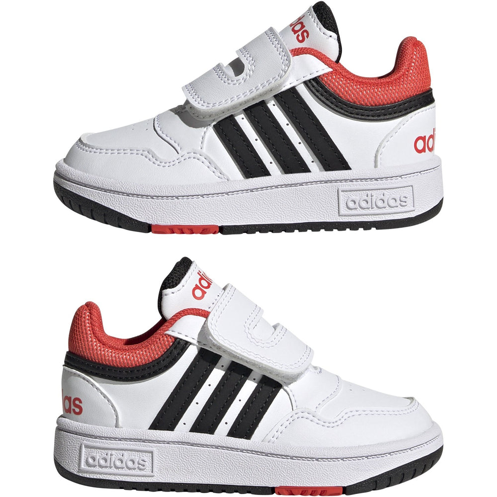 Køb adidas Originals Ftwr White/Core Black/Bright Red Hoops 3.0 Cf I Sneakers