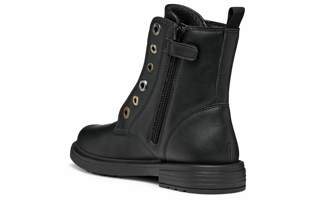 GEOX<br>Botas de cano curto respiráveis com zíper oculto Eclair