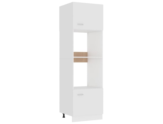 VIDAXL - Meuble pour électroménager Armoire de cuisine blanc 60x57x207 cm aggloméré