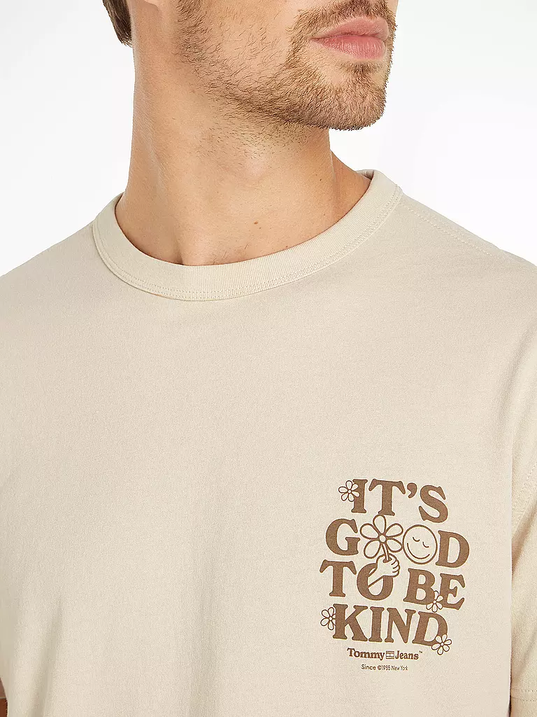 TOMMY JEANS T-Shirt  beige