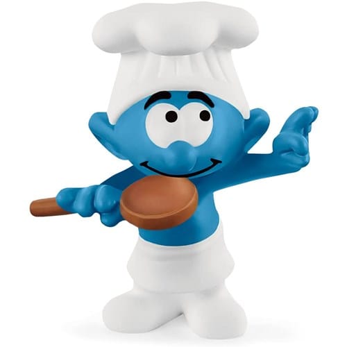 Figurine schtroumpf cuisinier