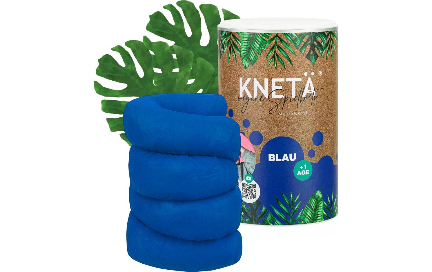 Knetmasse XXL Papierdose 1 kg BlauVegane Knete in einer Dose