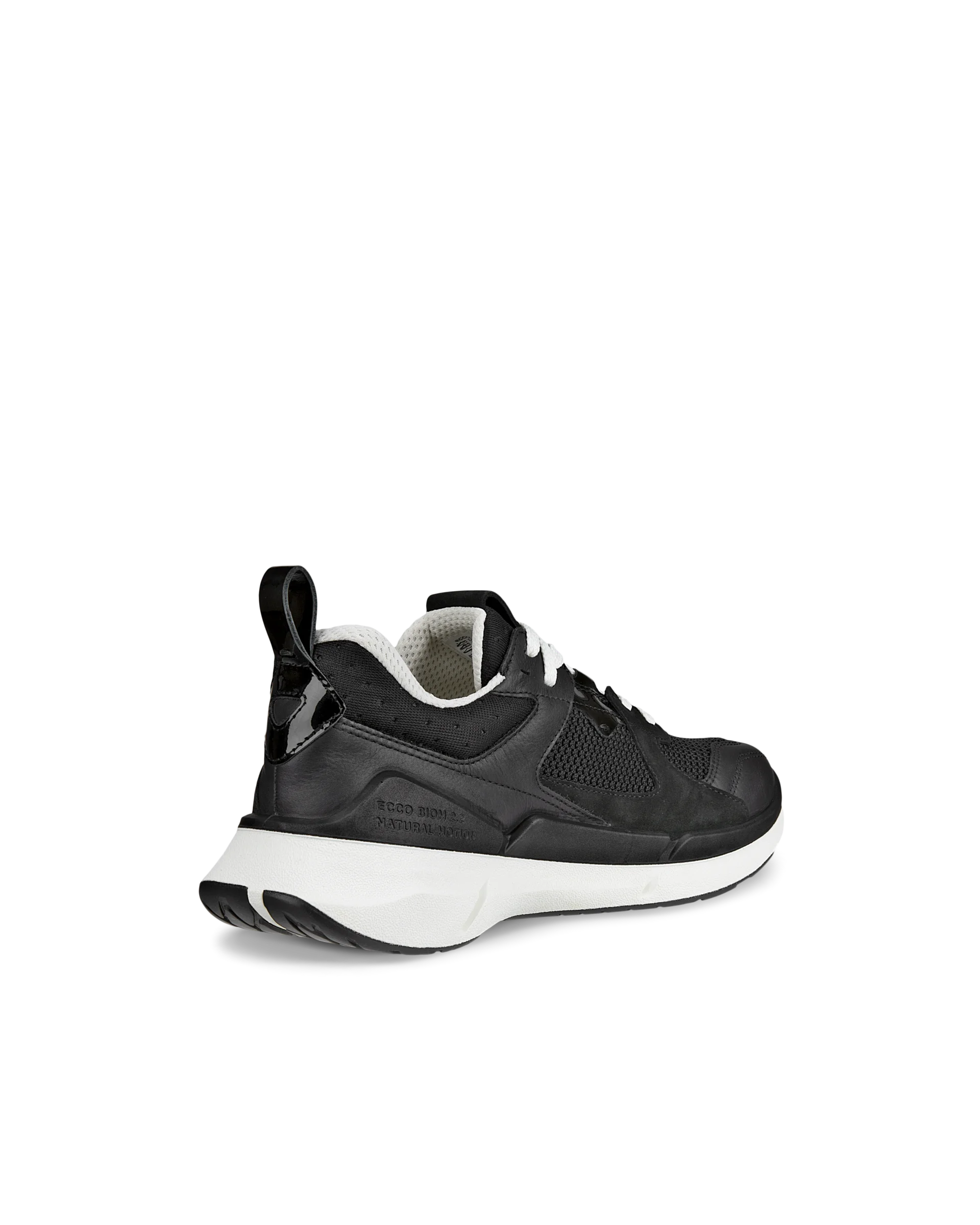 ECCO BIOM 2.2 W Damen Ledersneaker Schwarz