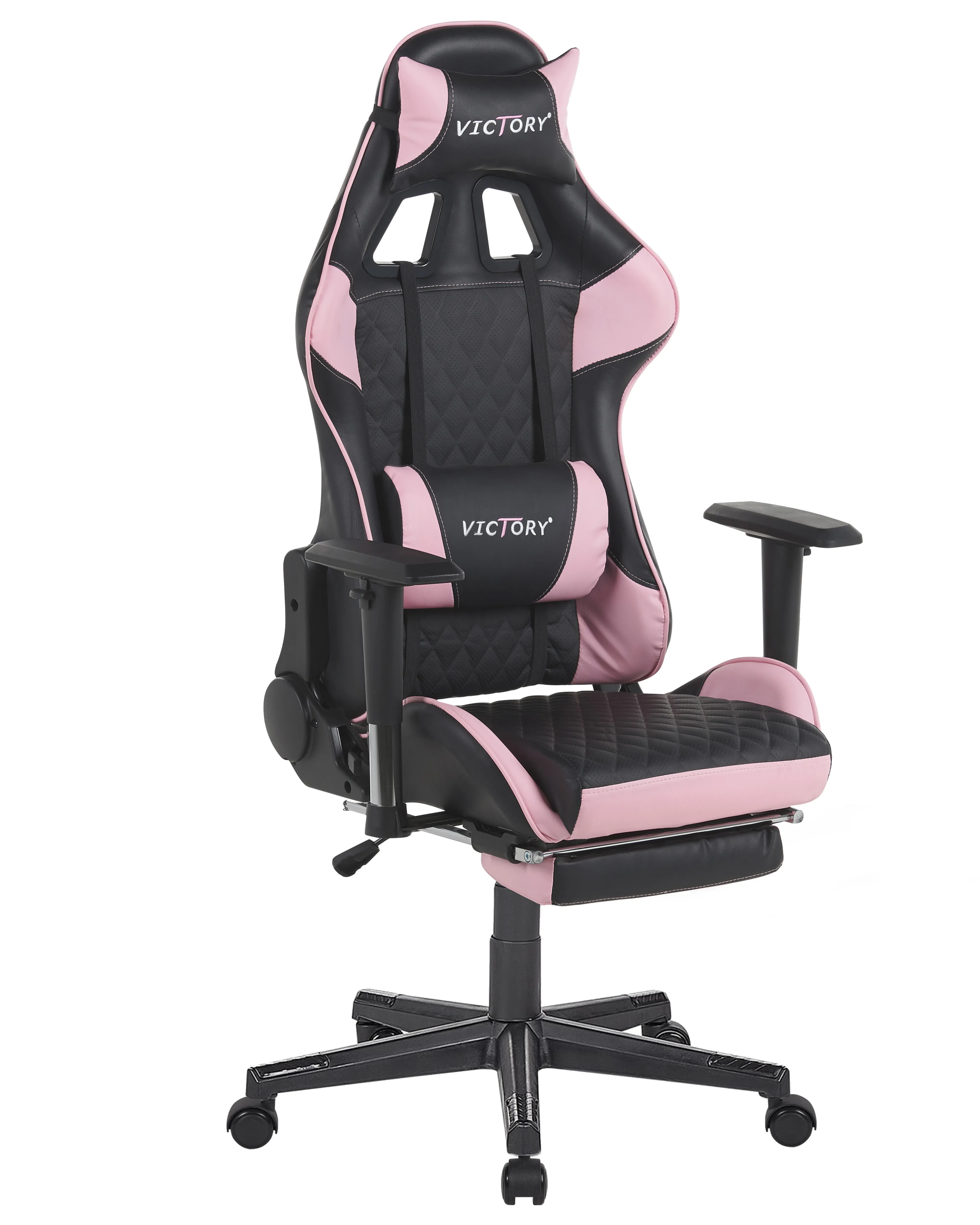 Gamestoel VICTORY Kunstleer Roze