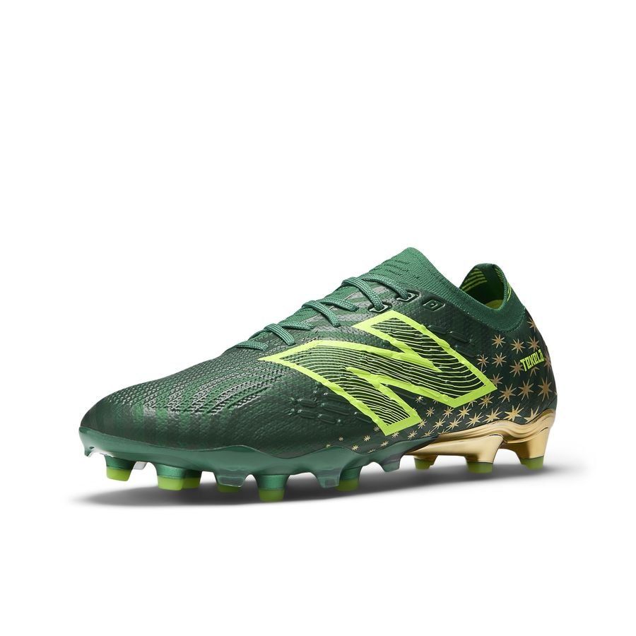 New Balance Tekela V4   Pro Low FG Endrick Irmao - Vert/Doré ÉDITION LIMITÉE