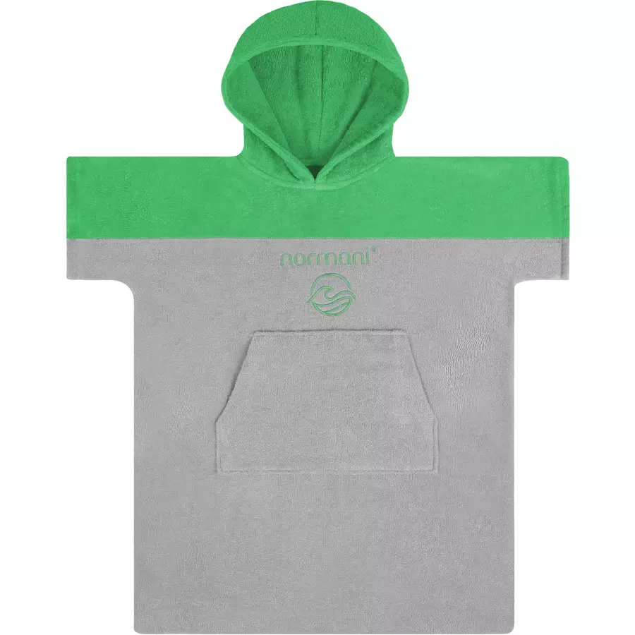 normani Kinder Badeponcho Puwai Grün
