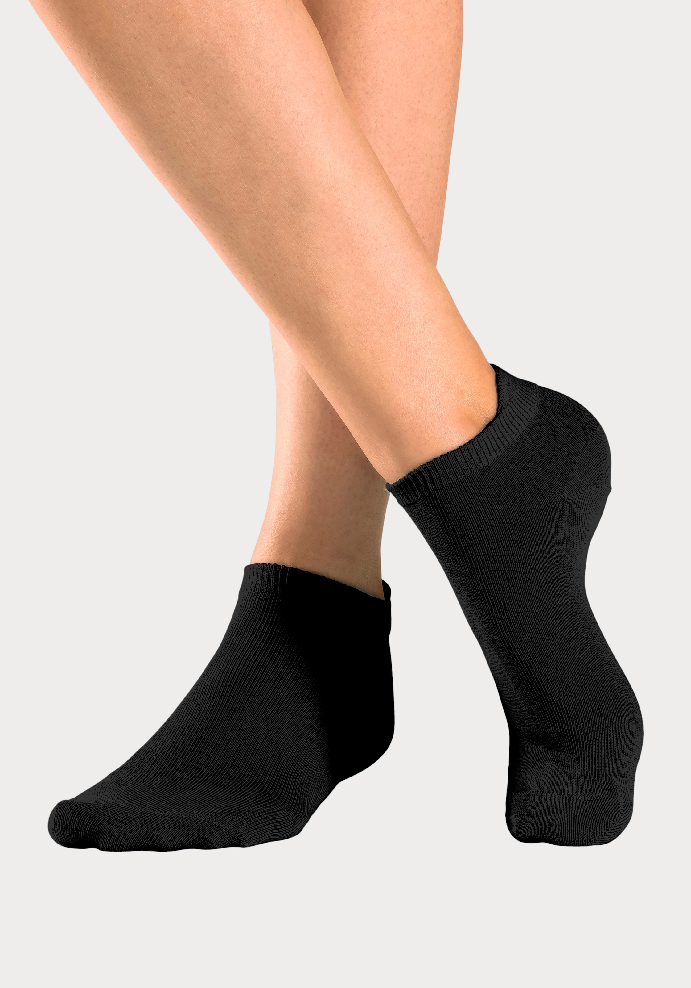 H.I.S Sneakersocken Packung, 8 Stk. tlg. mit verlängertem Bündchen hinten