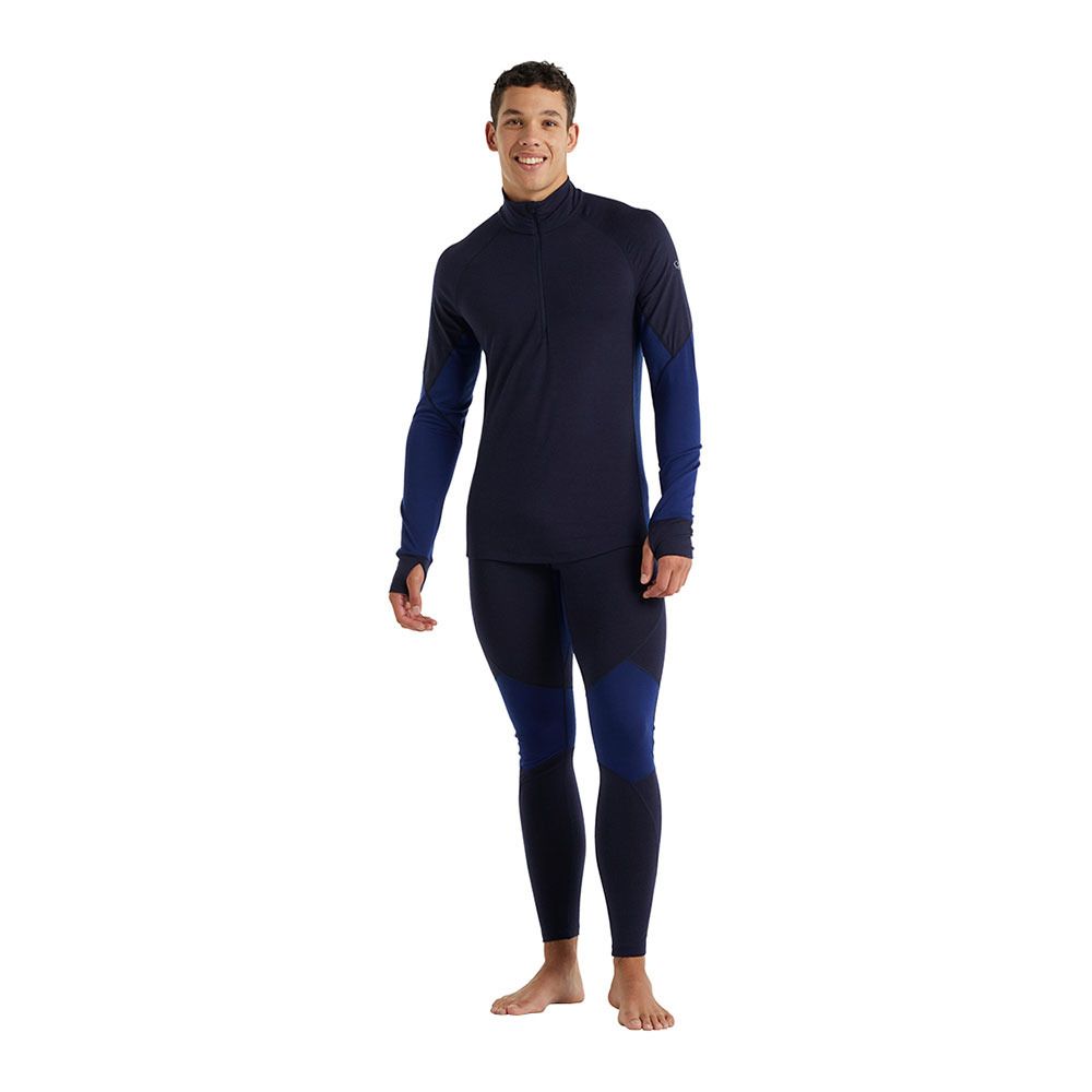 Icebreaker 260 ZONE MERINO - Sous-couche Homme midnight navy/royal