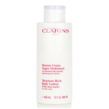 Clarins Clarins New Moisture-Rich Loção corporal - Para pele seca ( Tamanho grande Edição limitada ) 400ml/14oz