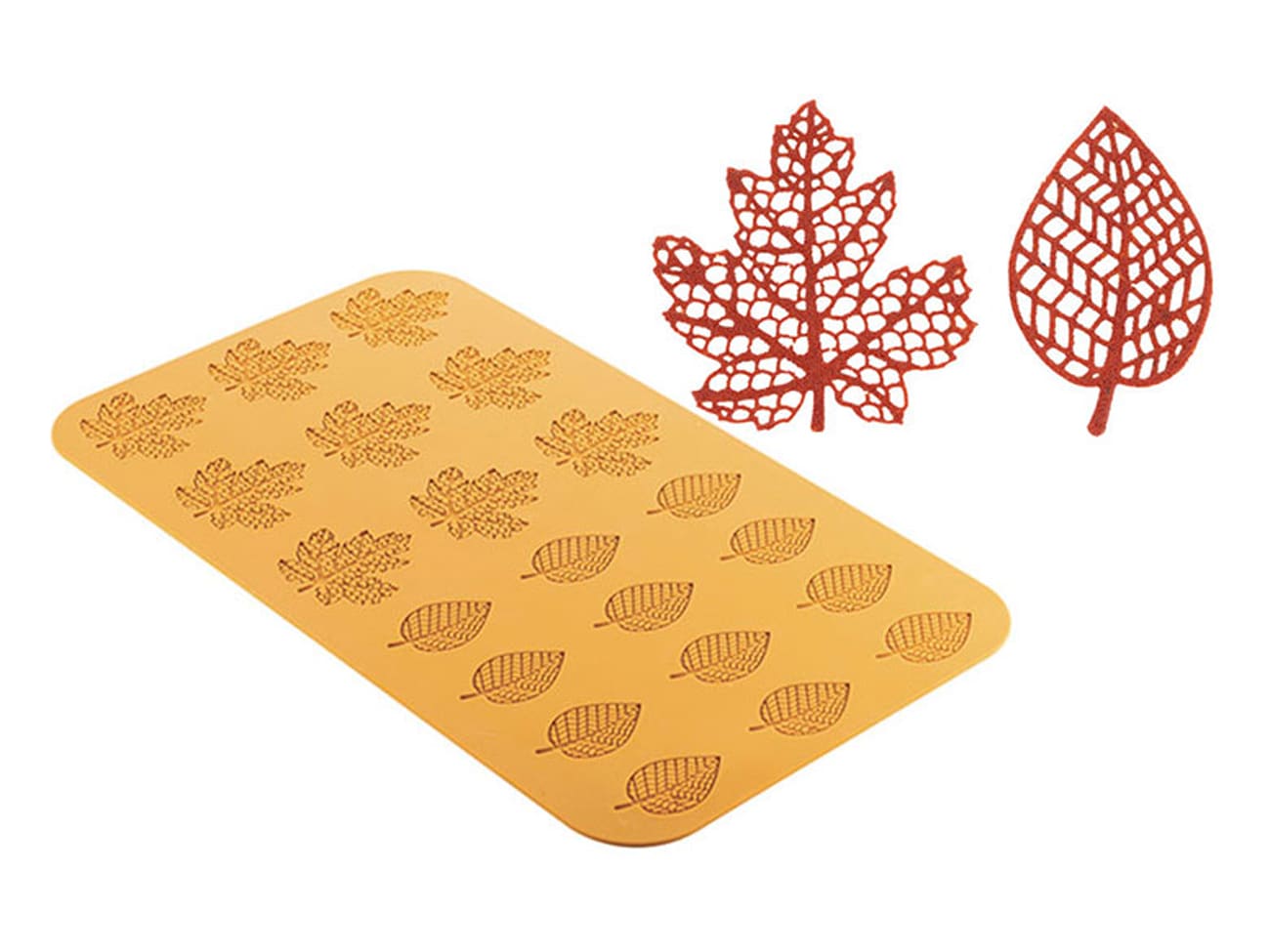 Moule silicone Naturae - Feuilles des bois - 47 x 27 cm - Silikomart
